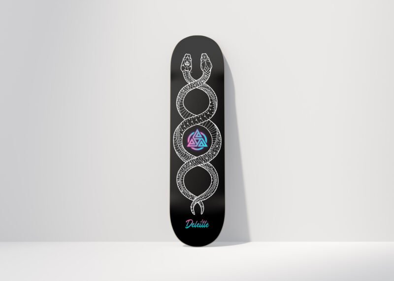 Black Serpents deleitte Skateboard